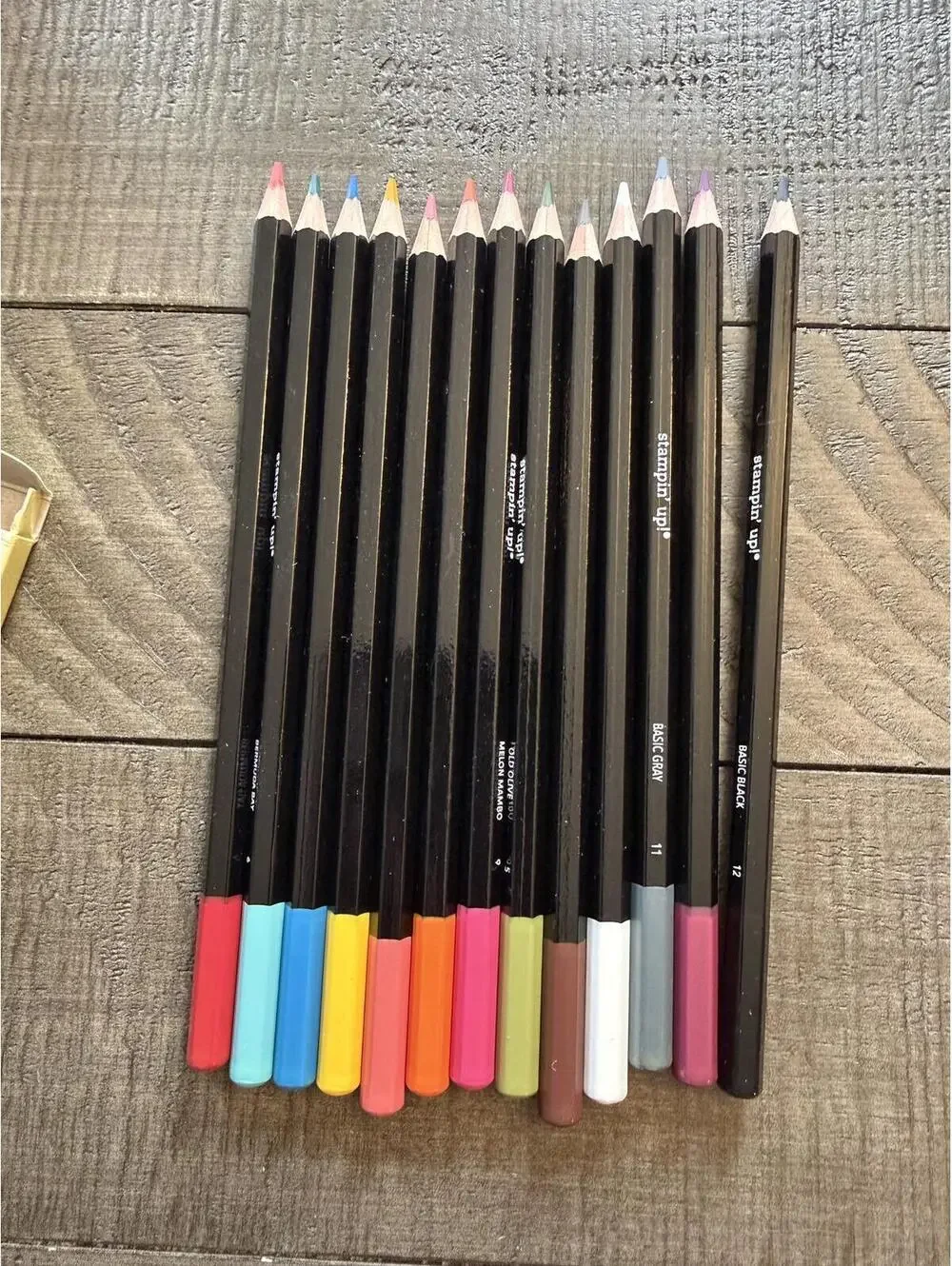 Stampin’ Up Watercolor Pencils
